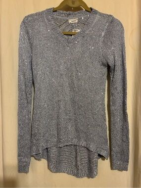 GeeGee Sparkly V-Neck Sweater
